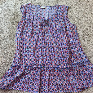 Blue Orange sleeveless blouse